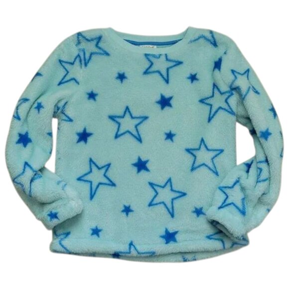Cat & Jack Kids Blue Star Sweat Shirt - Picture 1 of 3